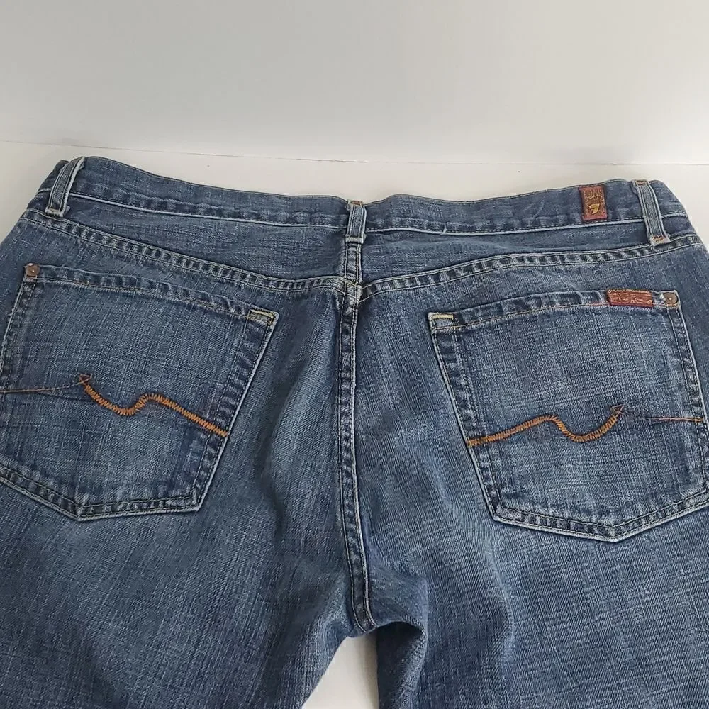 7 for All Mankind Men's Button Fly Relaxed Jeans Size 36